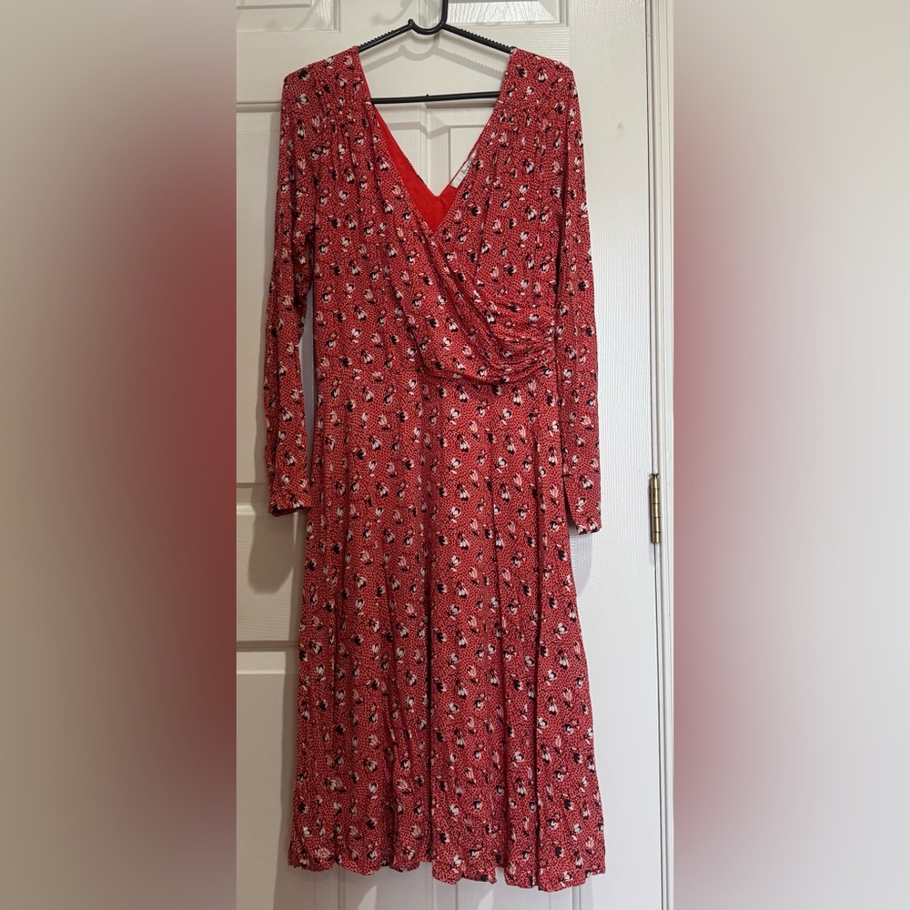 Boden long sleeve, light weight dress